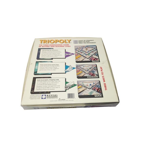 Triopoly The Three-Dimensional Game of Buying & Building Cities Complete - Picture 7 of 7
